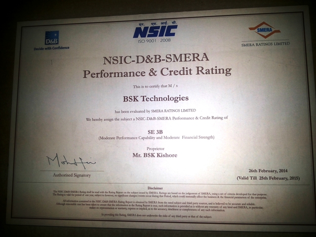 Smera NSIC D&B Certificate
